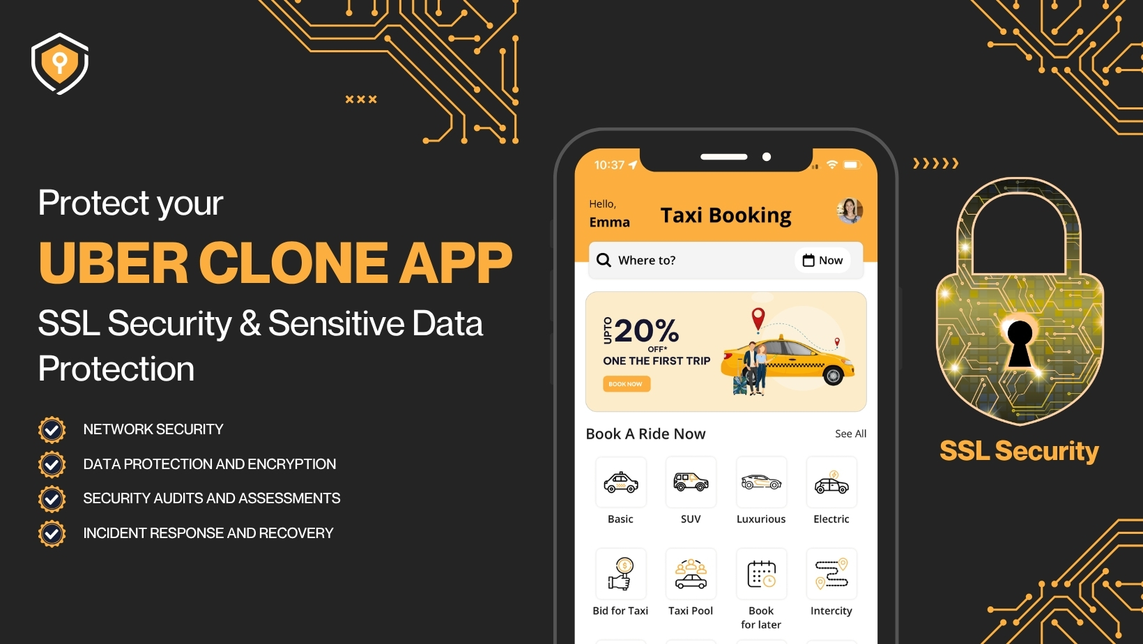 Protect your Uber Clone App: SSL Security and Sensitive Data Protection