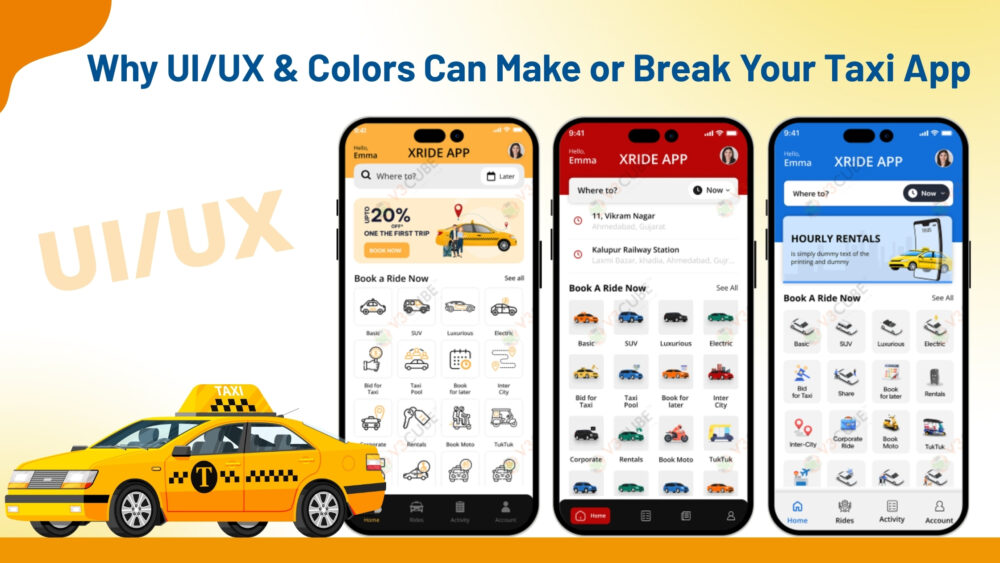 How Visual Design Shapes User Experience in Your Taxi App?
