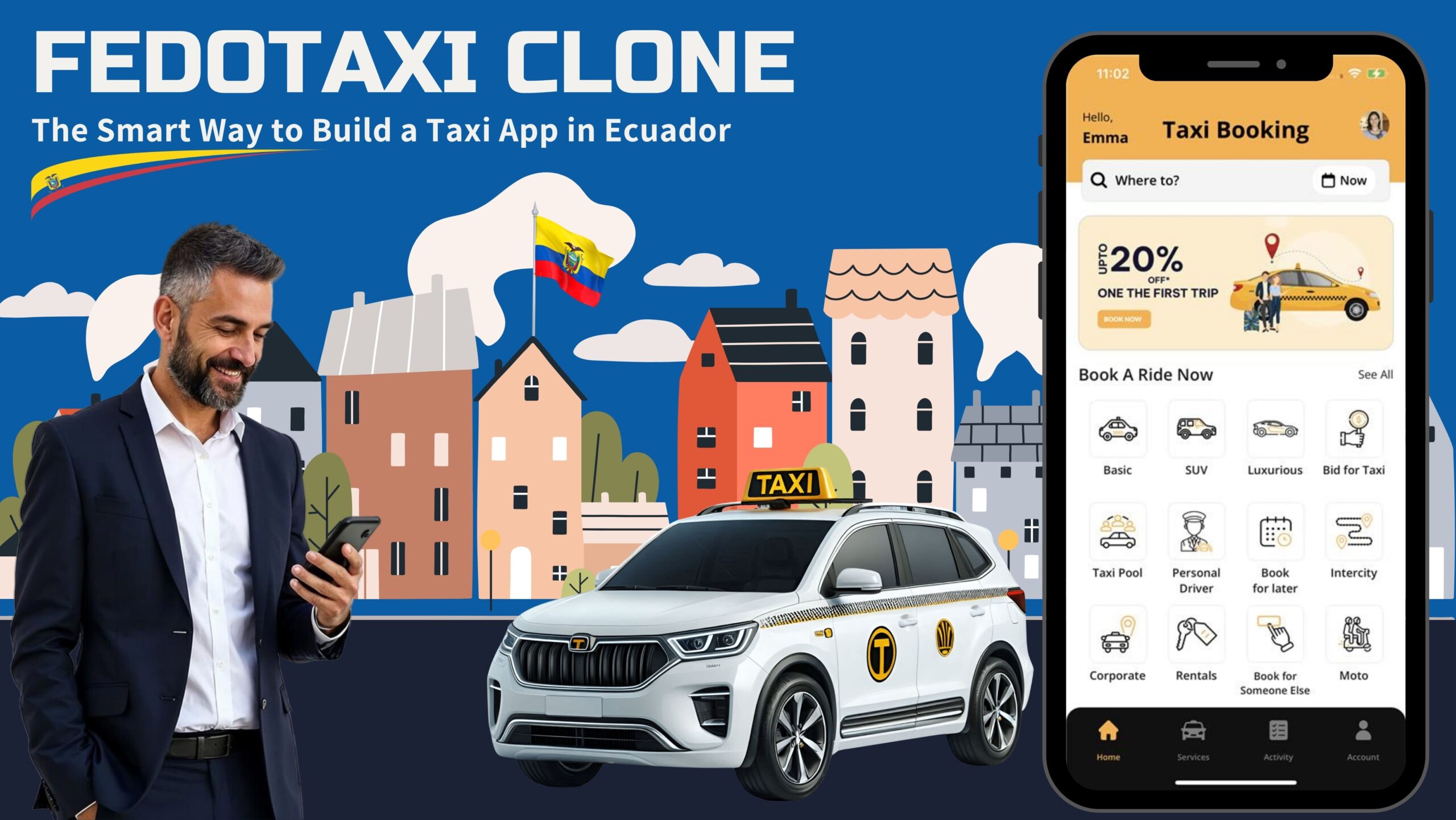 Boost Taxi Business Growth in Ecuador with a Fedotaxi Clone