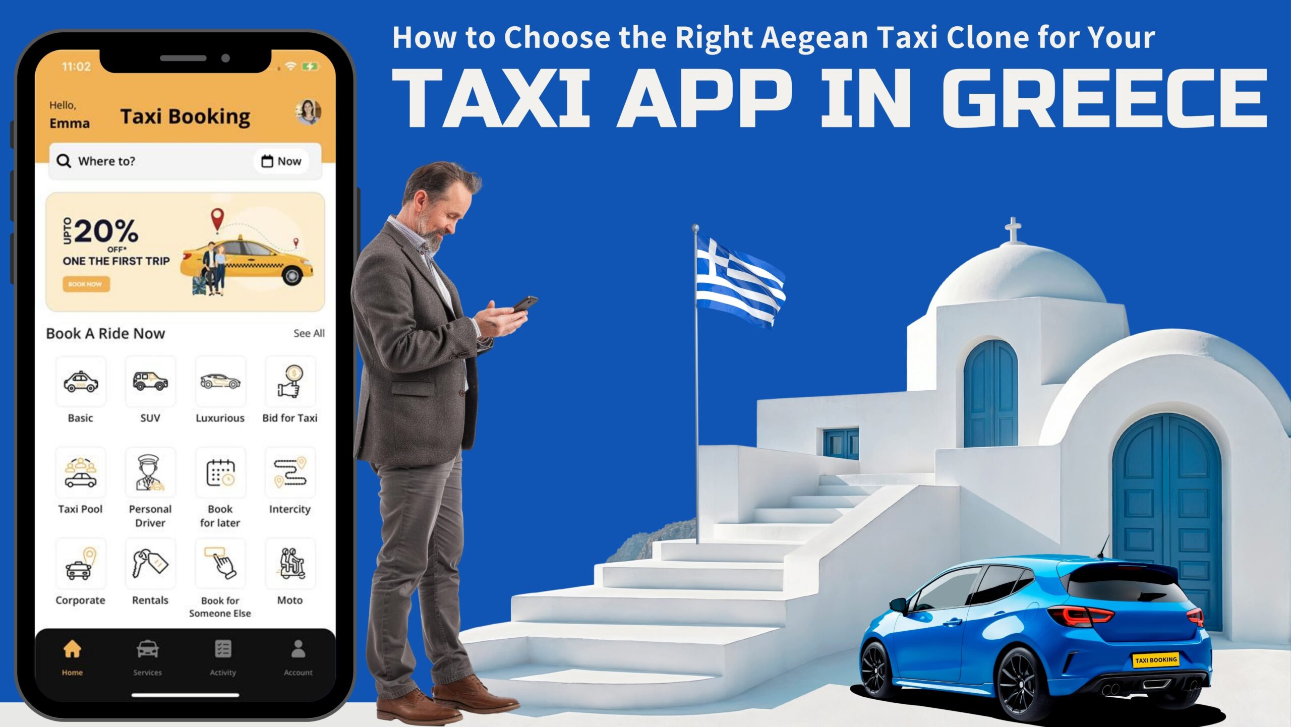 How to Choose the Right Aegean Taxi Clone for Your Taxi App in Greece