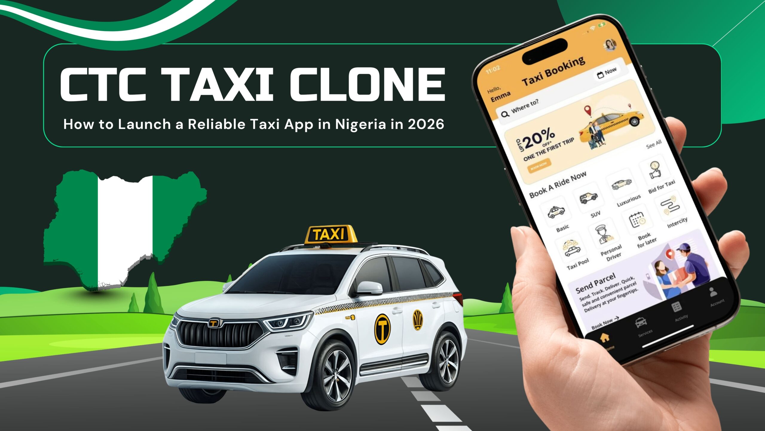 Start A Taxi Business In Nigeria With A CTC Taxi Clone App
