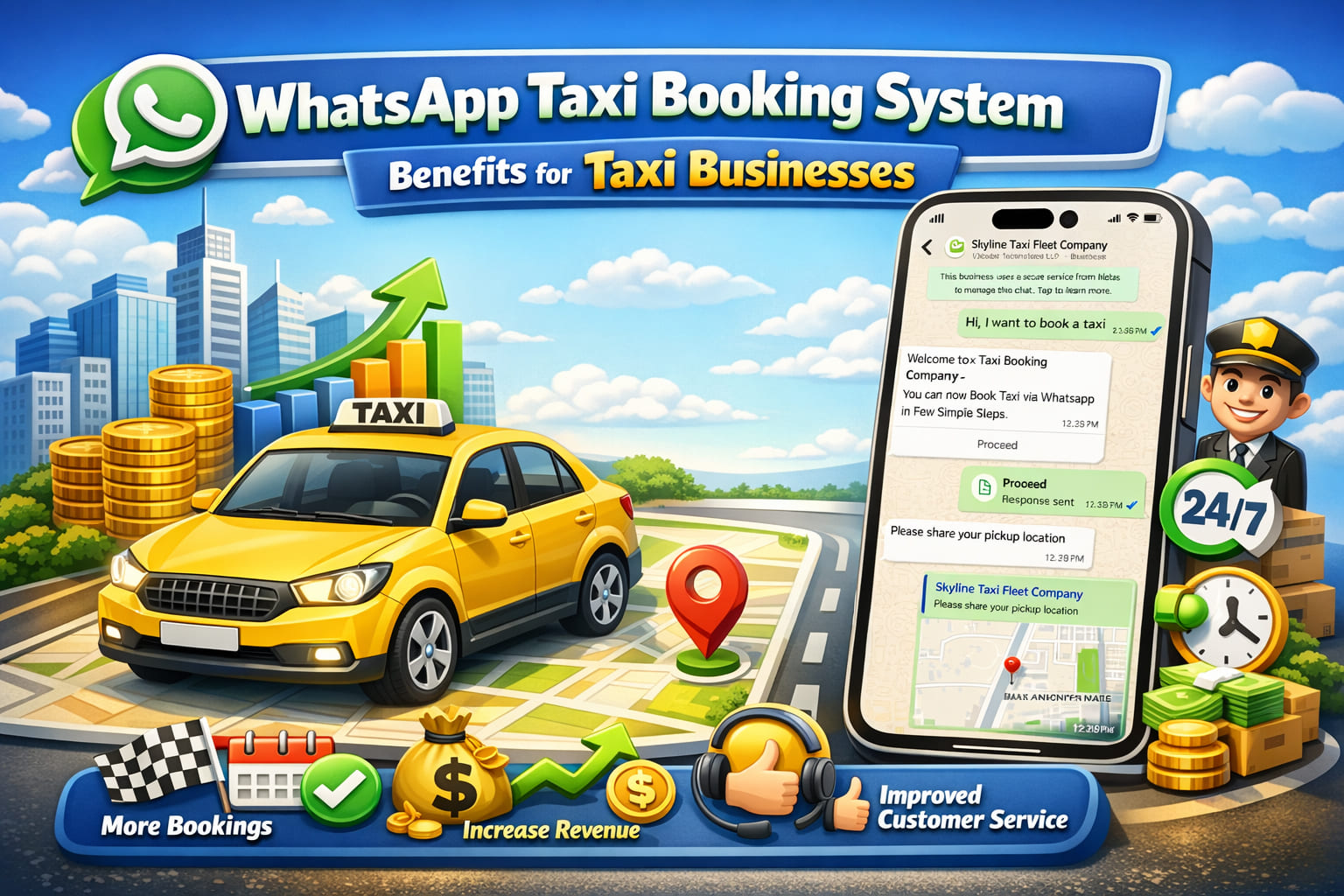 How to Use WhatsApp for Taxi Booking and Boost Fleet Revenue
