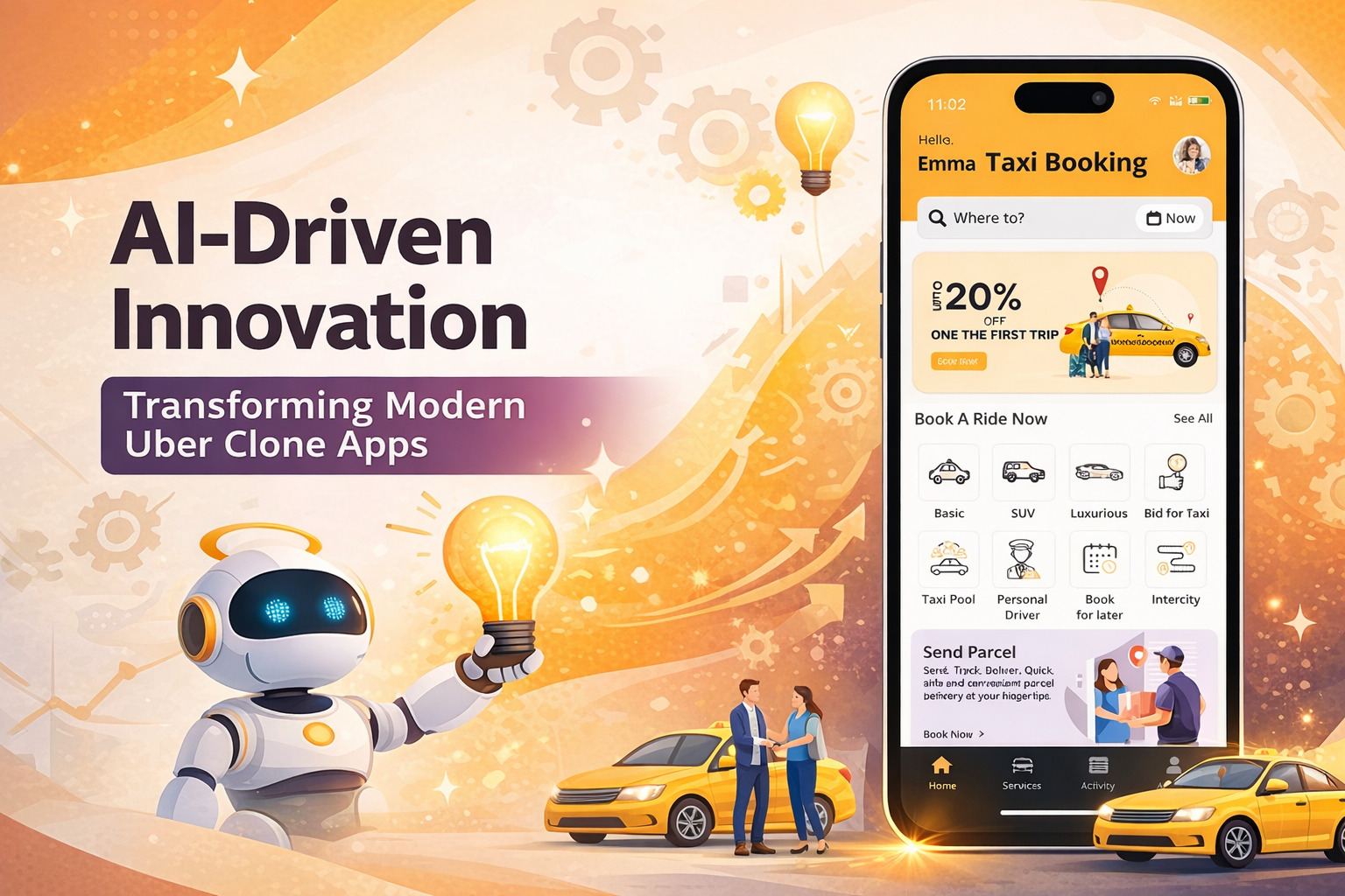 AI in Uber Clone Apps: Benefits, Features & Profit-Boosting Strategies