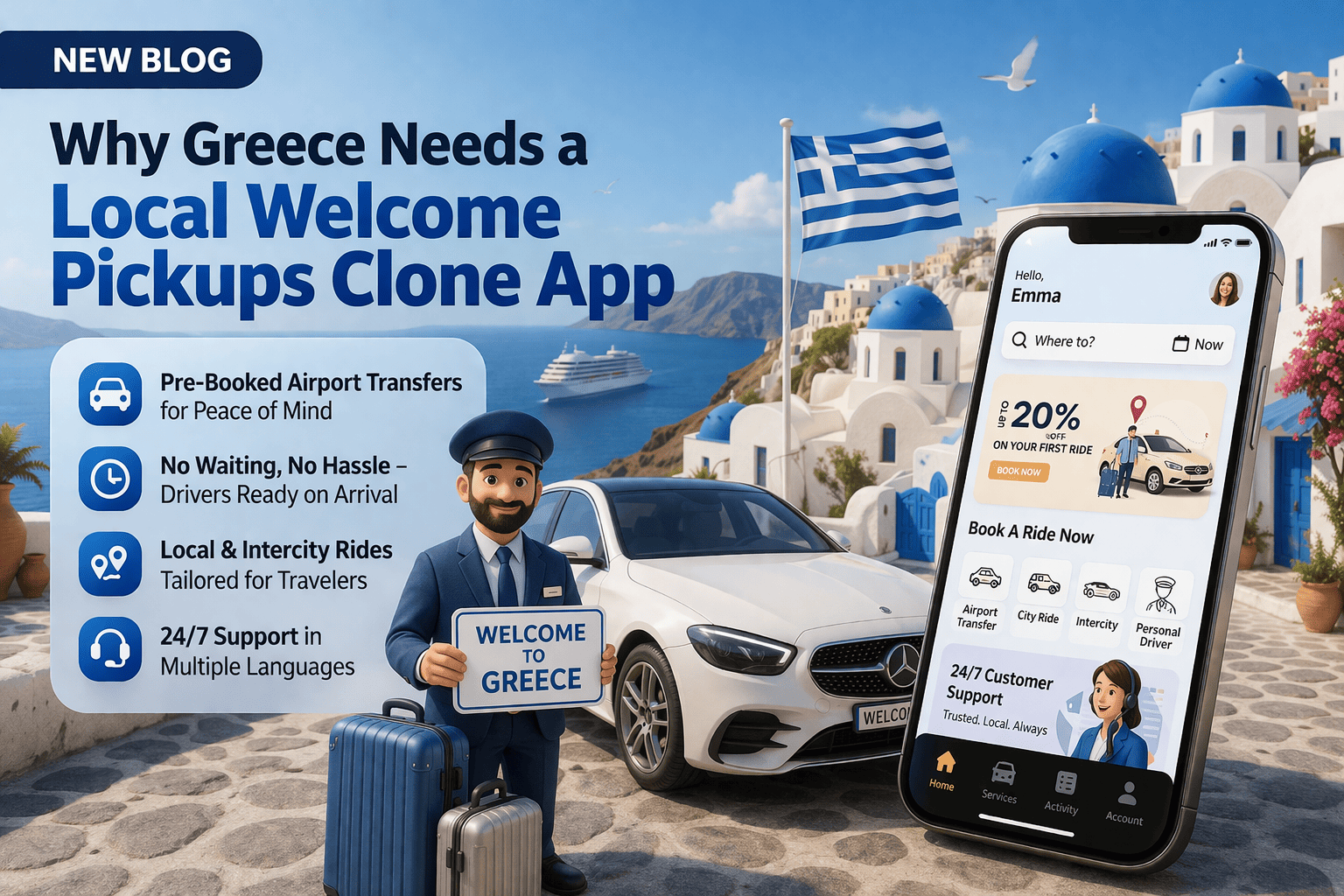 Why a Greece Taxi App Inspired by Welcome Pickups is a Smart Investment