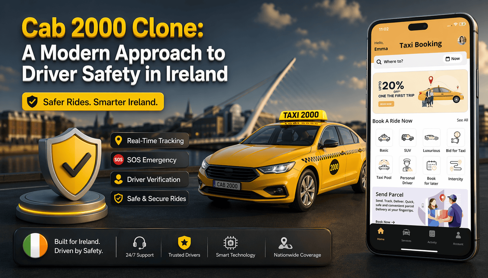 Driver Safety in Ireland: Build a Smart Solution with a Cab 2000 Clone