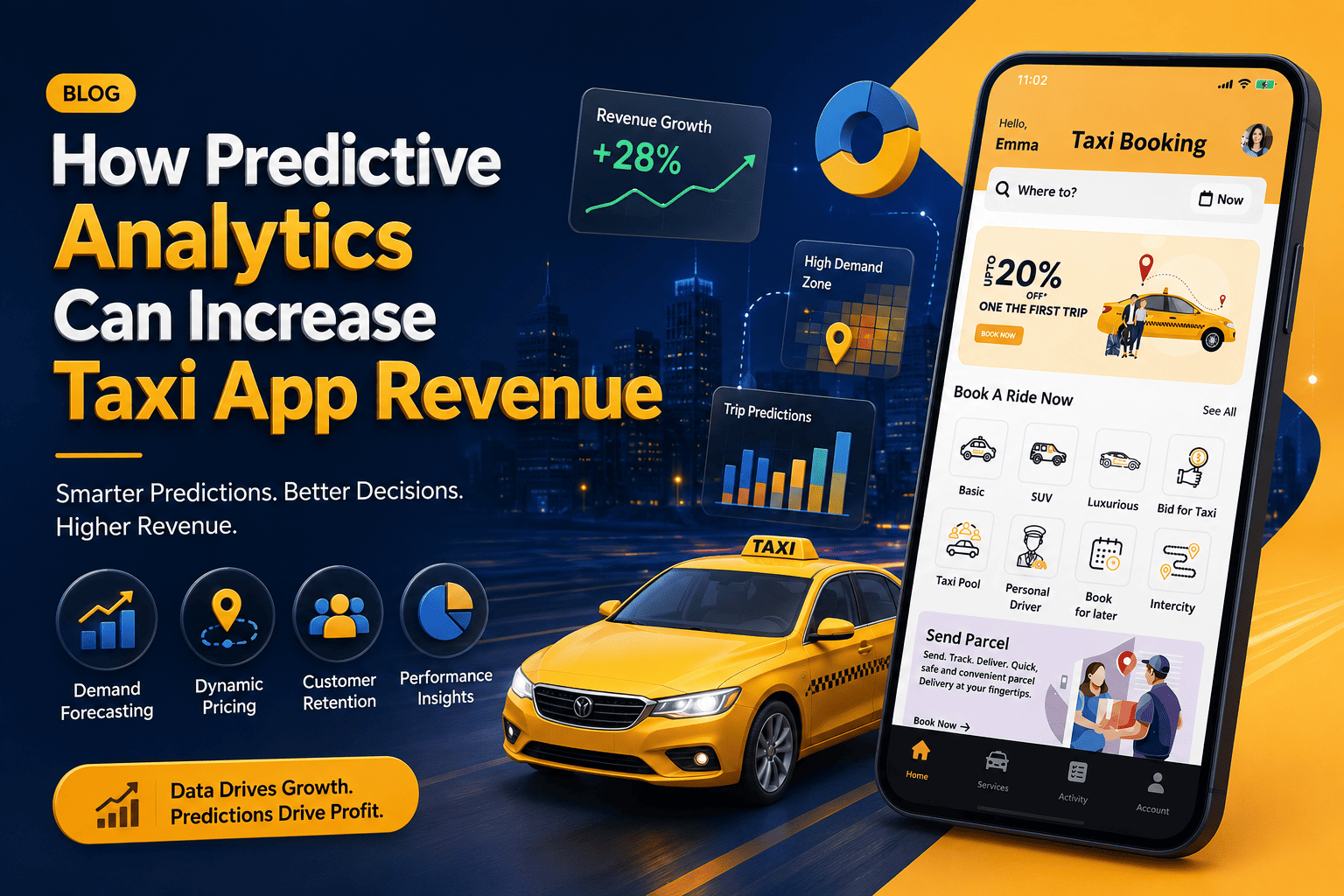 How Predictive Analytics Can Increase Taxi App Revenue