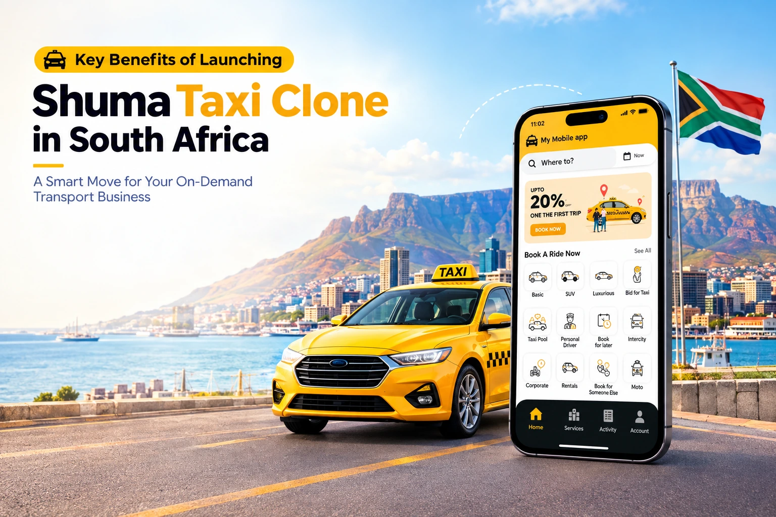 Key Benefits of Launching a Shuma Taxi Clone in South Africa