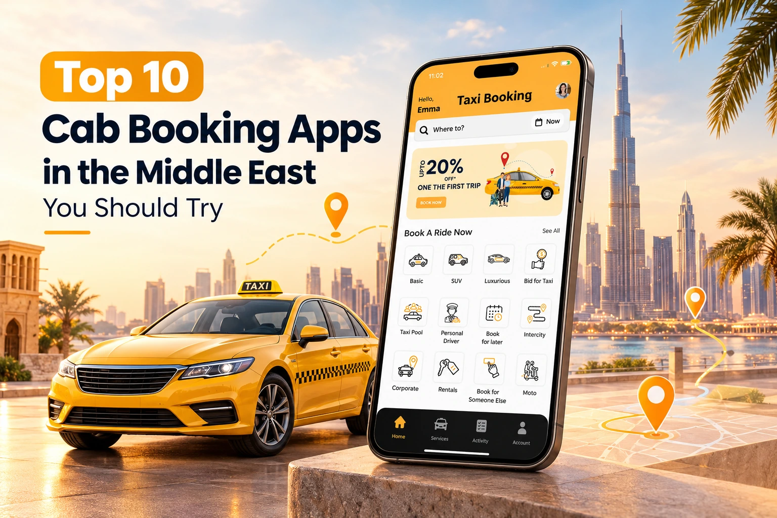 Top 10 Middle East Cab Apps