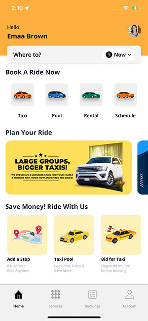 user app