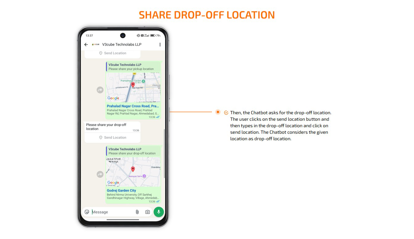 Share Drop-off Location