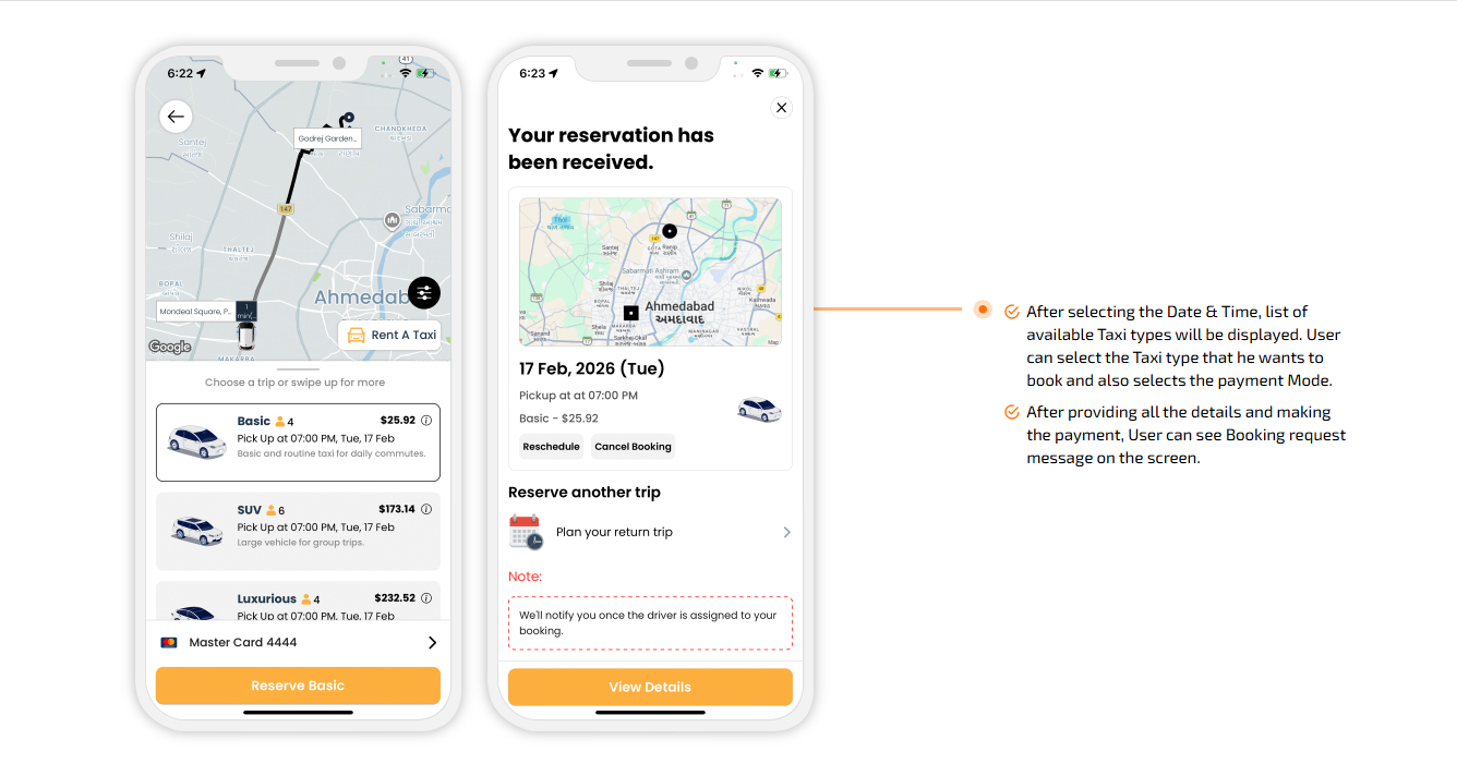 Booking Request Massage