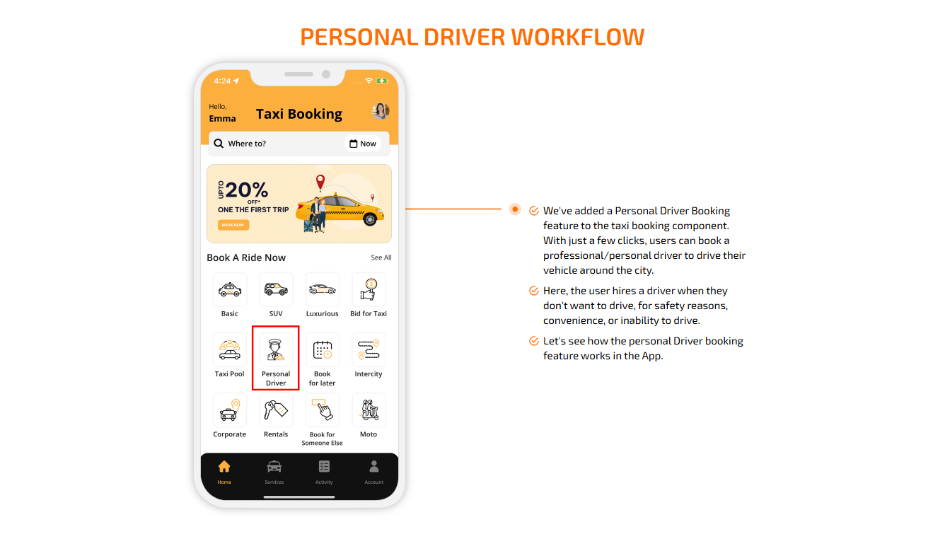 Personal Driver Workflow