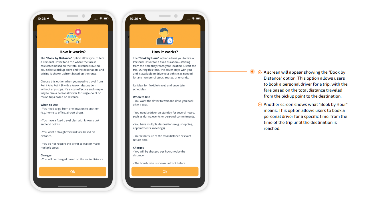 A screen will appear showing the 