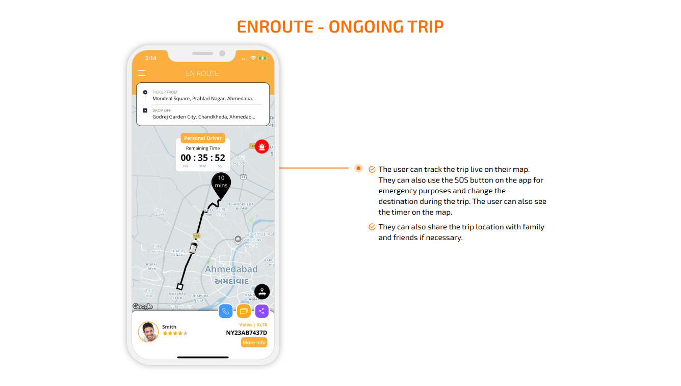 Enroute - Ongoing Trip